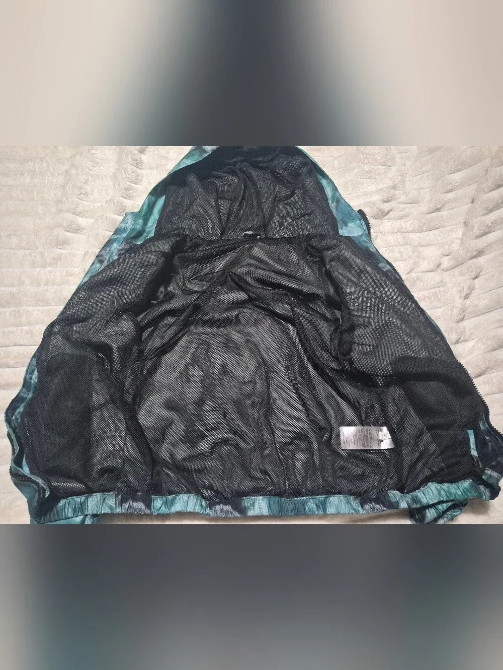 Rain Jacket / Windbreaker Kids Dinosaur Hooded Jacket Size 7/8